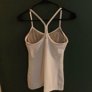Lululemon Power Y Tank White size 4